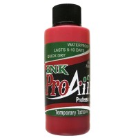 ProAiir Temp Tattoo Ink Lipstick Red 2OZ (INK LIPSTICK RED 2OZ)